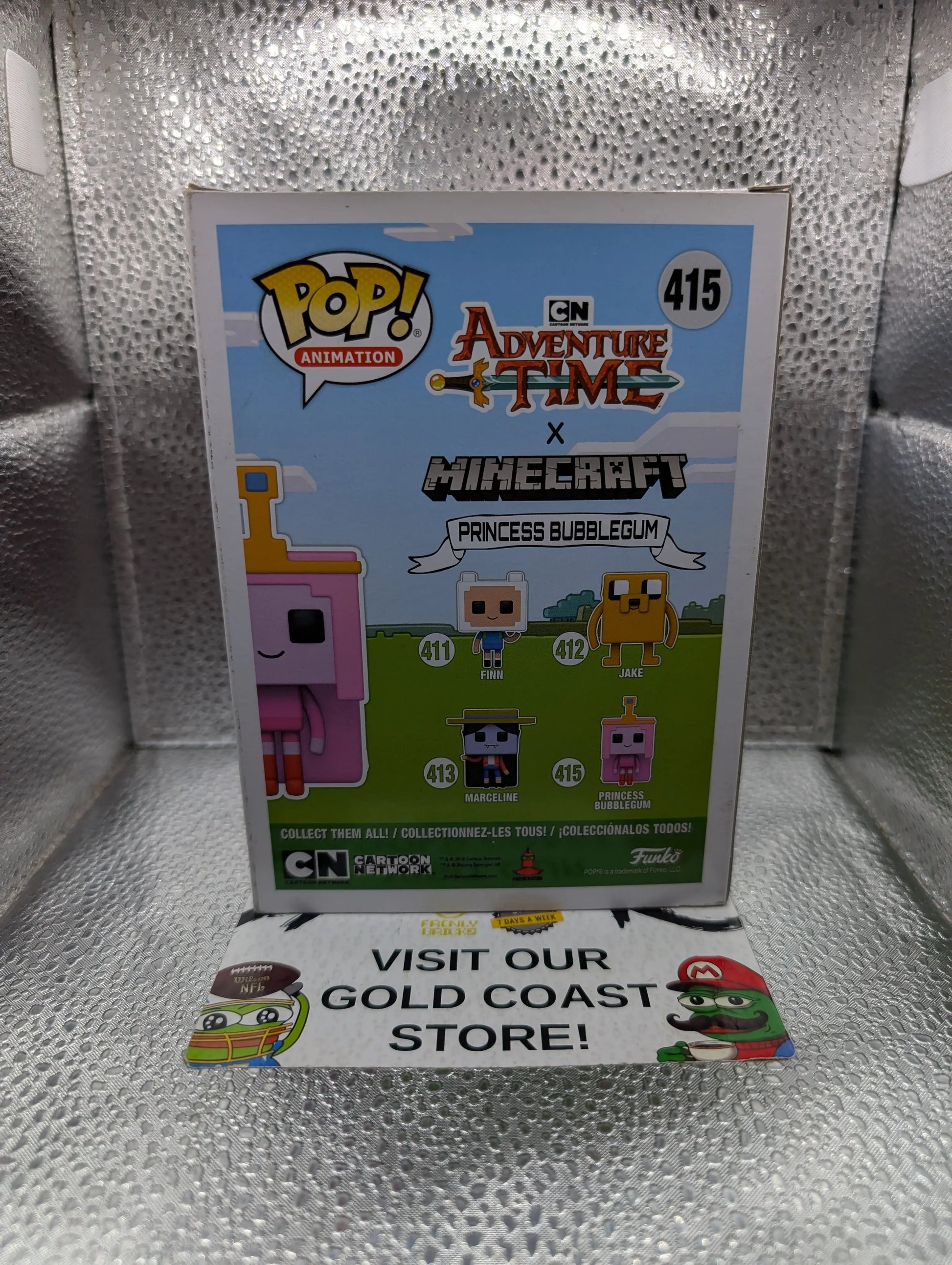 Funko Pop! Vinyl: Adventure Time - Princess Bubblegum (Minecraft Style) #415 FRENLY BRICKS - Open 7 Days