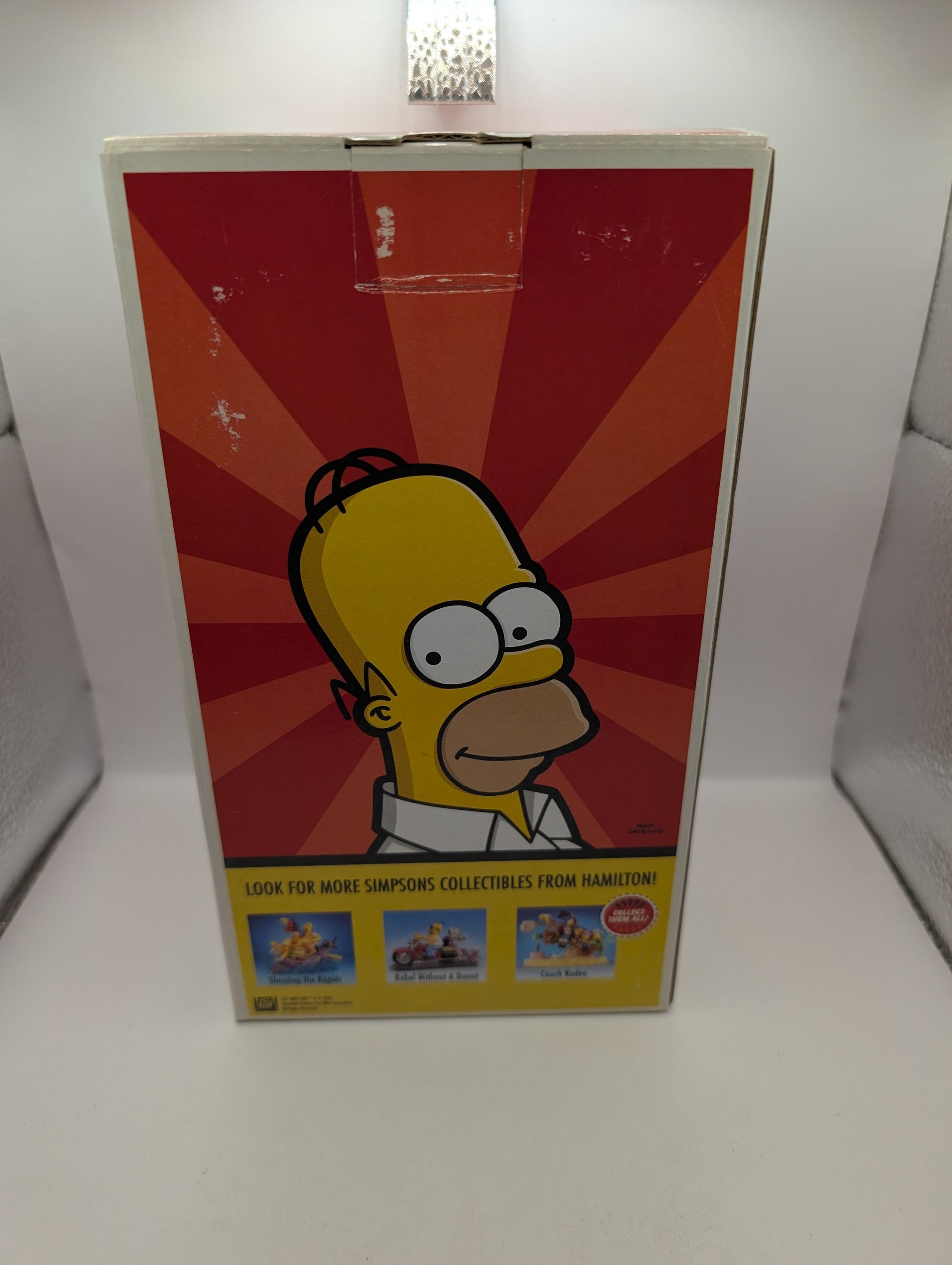 Oh Cruel Fate Homer Simpson Springfield Citizens Sculpture Collection '03 Statue with box FRENLY BRICKS - Open 7 Days