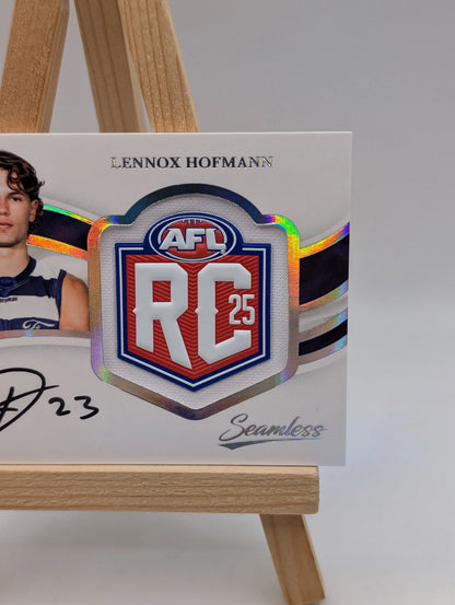 2025 AFL Select Seamless Rookie Badge Signature Lennox Hofmann /70 FRENLY BRICKS - Open 7 Days