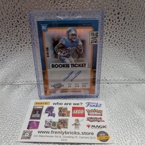2021 Panini Contenders Optic Jermar Jefferson Rookie Ticket Orange Auto /50 FRENLY BRICKS - Open 7 Days