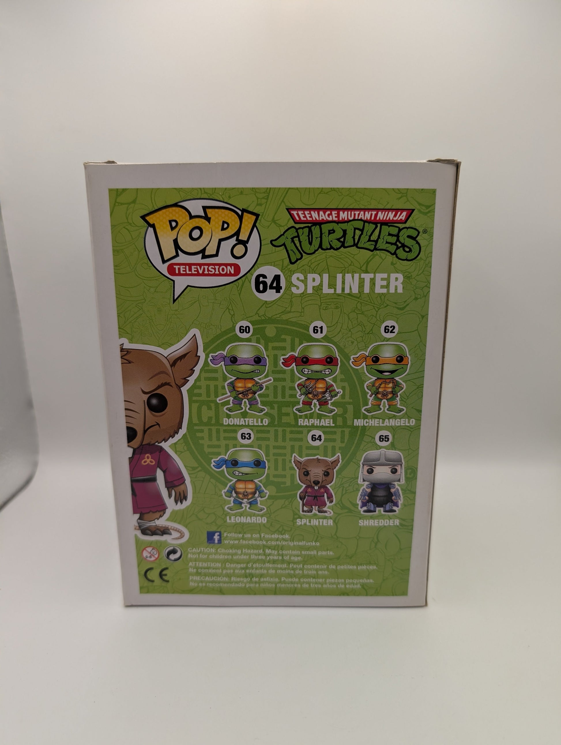 2013 Splinter 64 TMNT Teenage Mutant Ninja Turtles Funko Pop Vinyl FRENLY BRICKS - Open 7 Days
