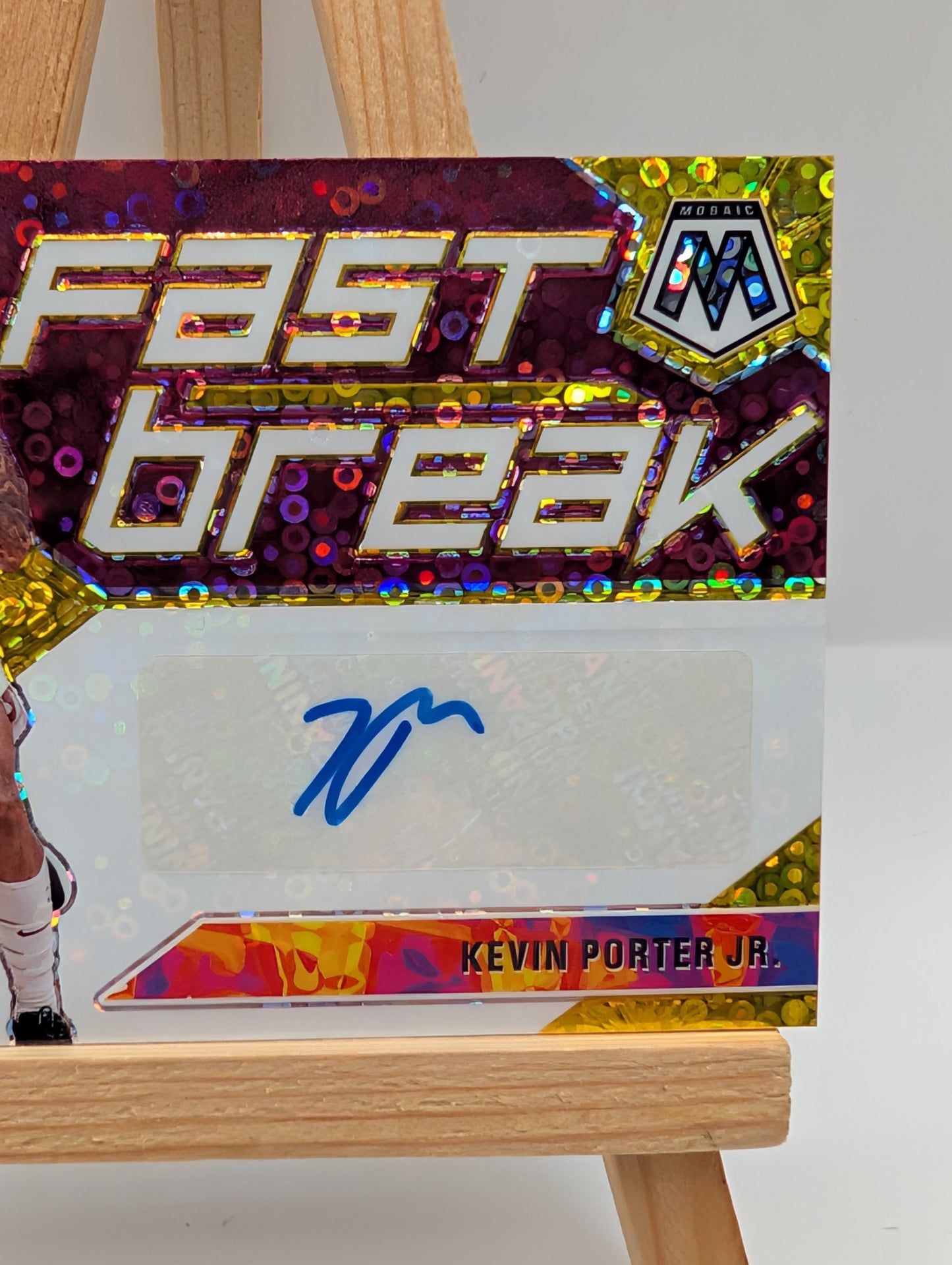 KEVIN PORTER JR 2019-20 Panini Mosaic Fast Break Rookie Auto Gold Disco #/10 RC FRENLY BRICKS - Open 7 Days