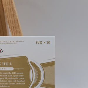 TYREEK HILL 2019 2020 Flawless Ruby Holo  3-Color Patch Auto /15 #PA-TH Chiefs