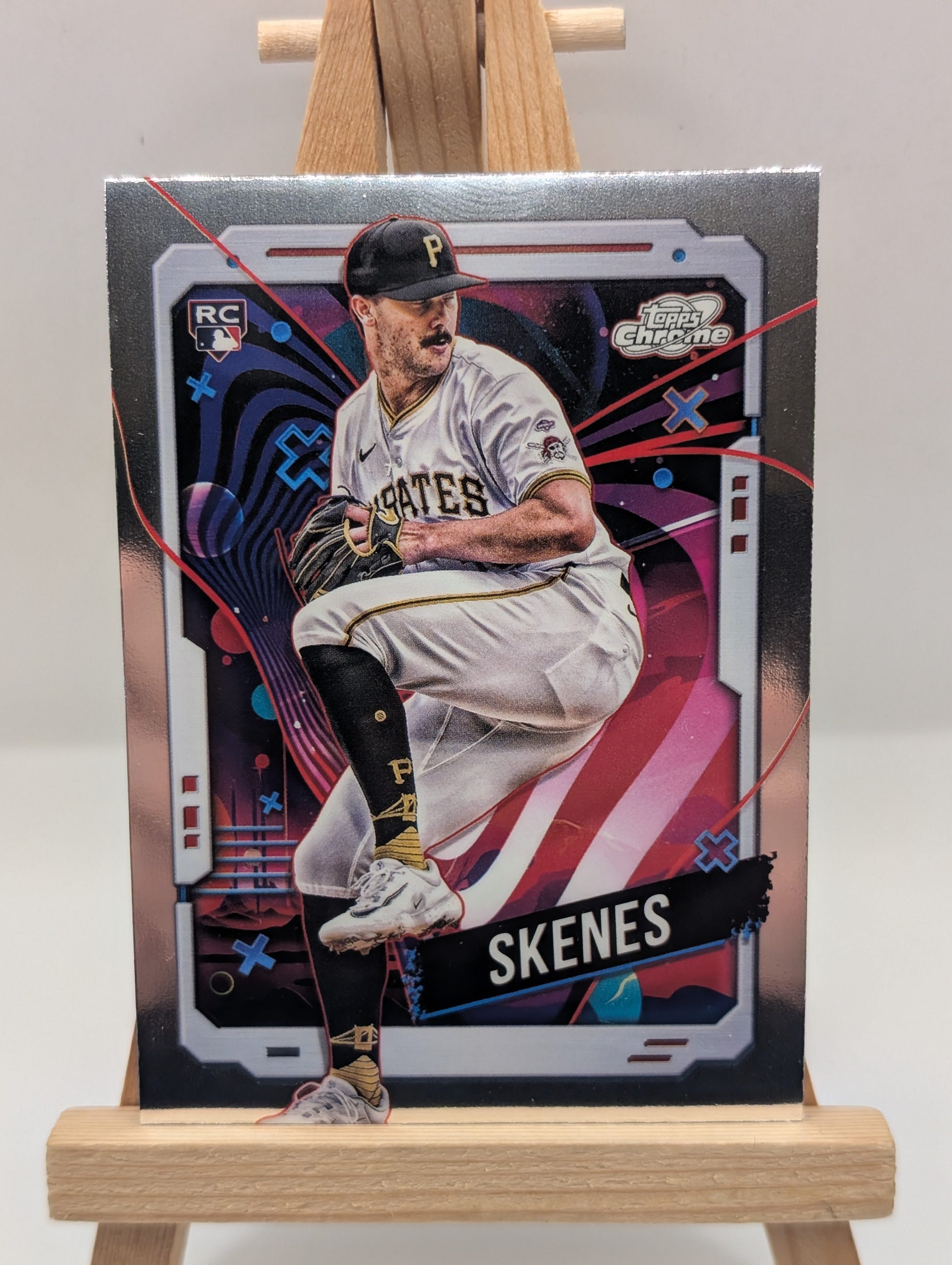 2024 Topps Cosmic Chrome Paul Skenes RC Rookie #30 Pirates FRENLY BRICKS - Open 7 Days image 2