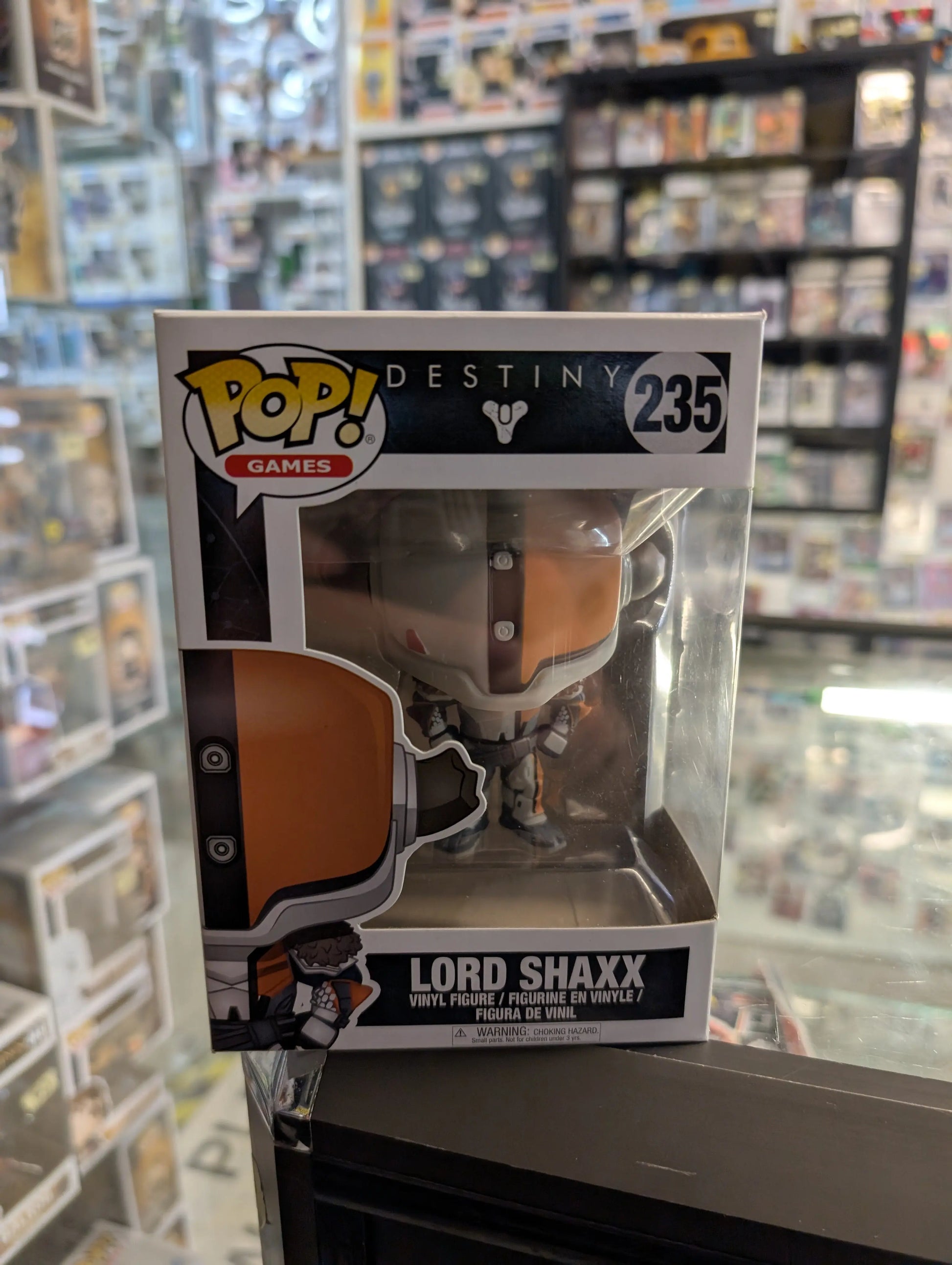 Pop Games Vinyl Figure - Pop Games - Destiny - Lord Shaxx # 235 FRENLY BRICKS - Open 7 Days