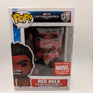 Funko Pop Vinyl Red Hulk 1370 Captain America Marvel Collector Corps