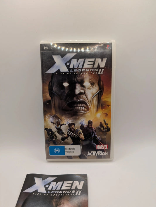 X-Men Legends II: Rise Of Apocalypse + Manual - Sony PSP - Tested & Working FRENLY BRICKS - Open 7 Days