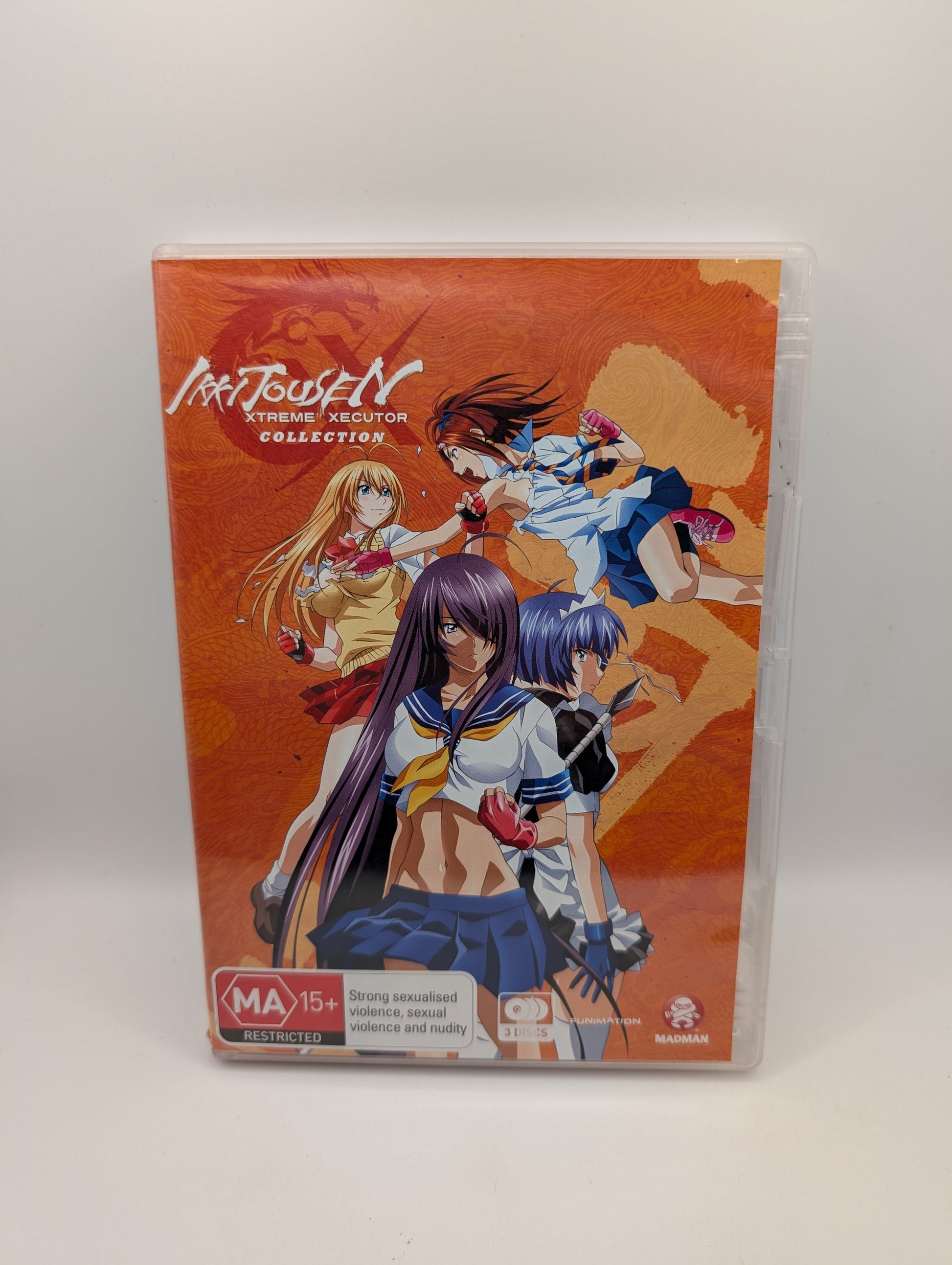 Ikki Tousen Xtreme Xecutor Collection DVD Season 4 Rare A36 FRENLY BRICKS - Open 7 Days