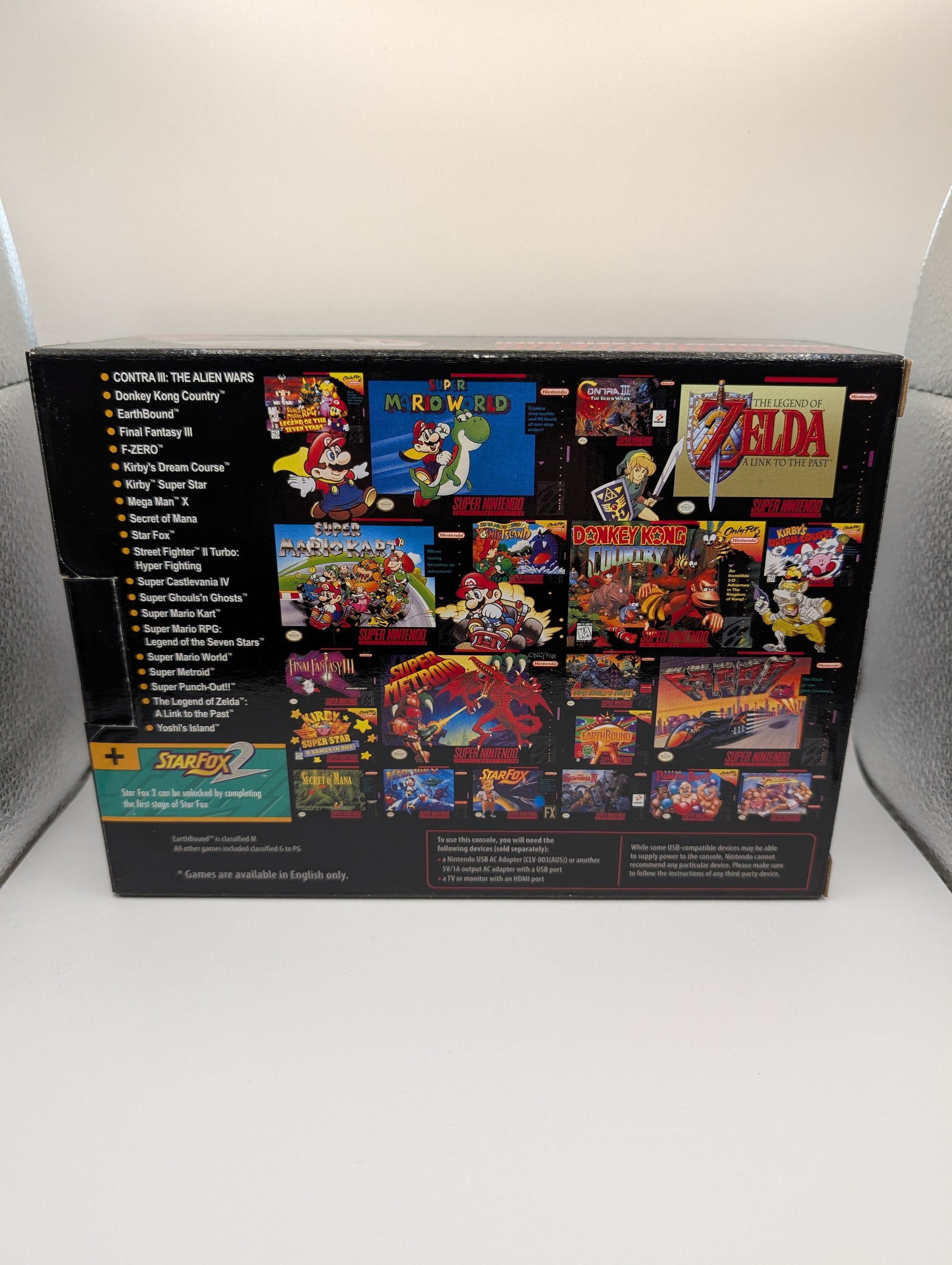 Nintendo Classic Mini: Super Nintendo Entertainment System- Grey - Pal FRENLY BRICKS - Open 7 Days