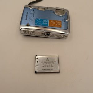 Olympus µ 720 SW 7.1 MP Digital Camera Blue/Silver - Not Working FRENLY BRICKS - Open 7 Days