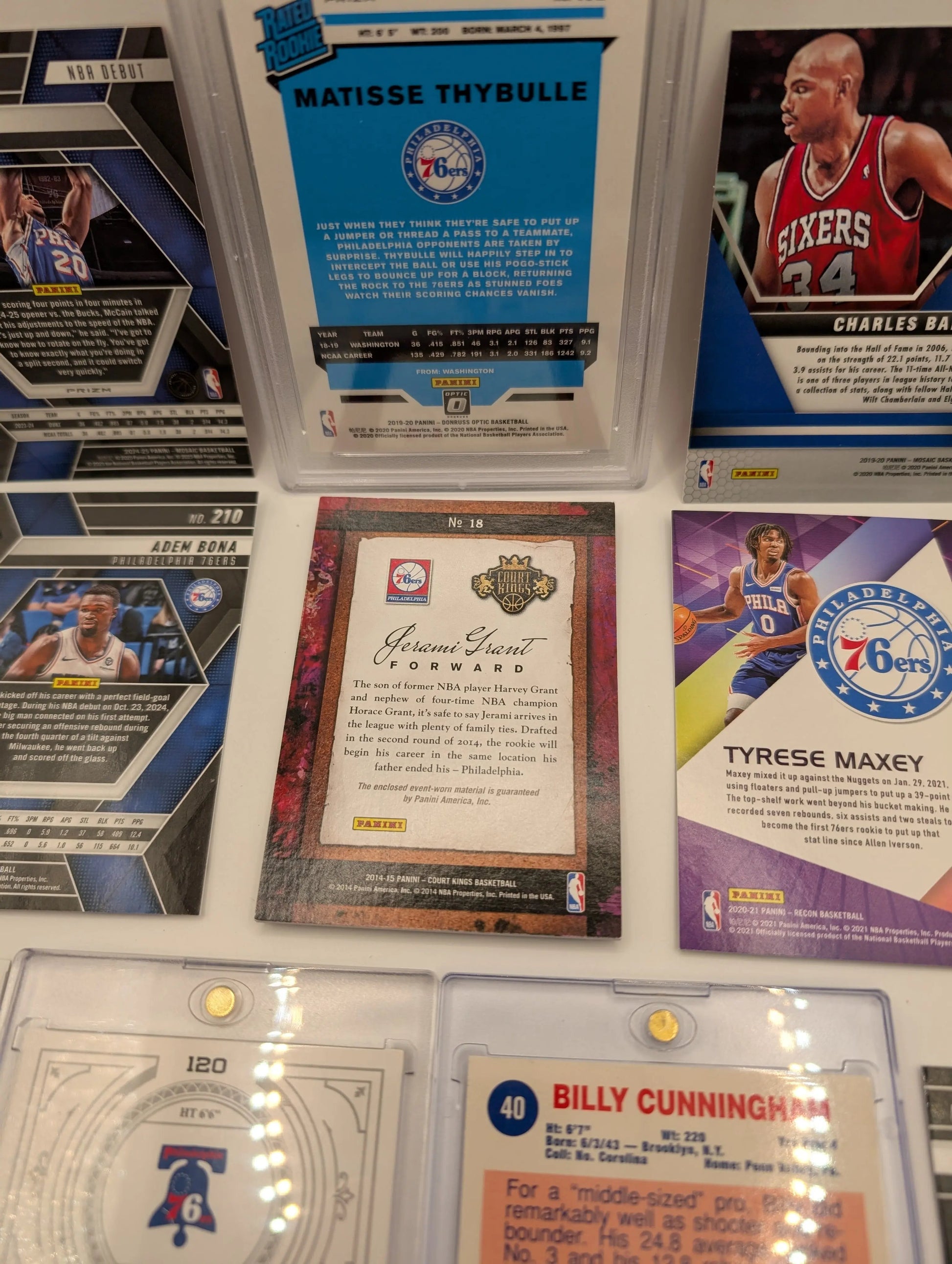 Philadelphia 76ers NBA Basketball Card Lot, Rookies, Patch, Auto, Graded FRENLY BRICKS - Open 7 Days