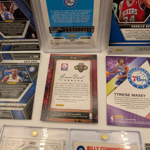 Philadelphia 76ers NBA Basketball Card Lot, Rookies, Patch, Auto, Graded FRENLY BRICKS - Open 7 Days
