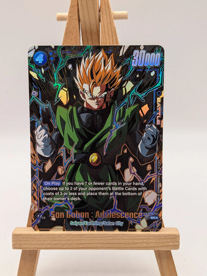 Dragon Ball  - Son Gohan : Adolescence FB03-039 (SR) Raging Roar Alt Art English FRENLY BRICKS - Open 7 Days