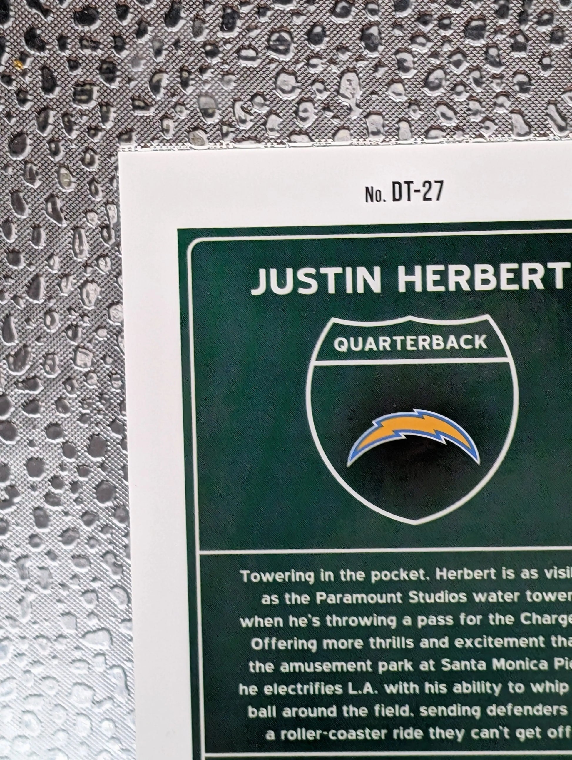 Justin Herbert Downtown Case Hit 2021 Donruss Optic Football SSP DT-27 FRENLY BRICKS - Open 7 Days