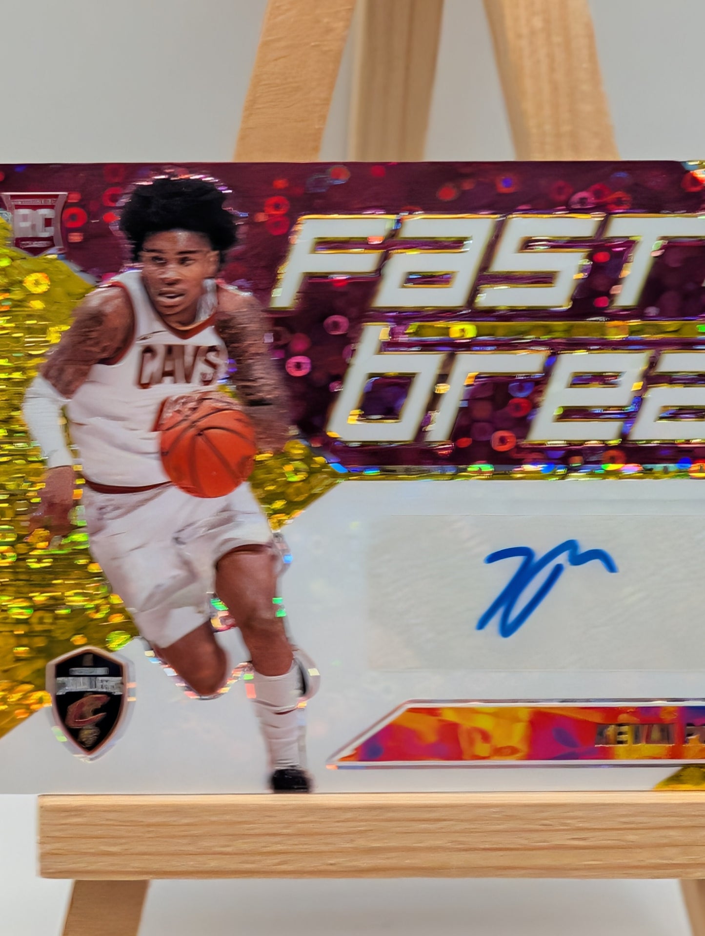 KEVIN PORTER JR 2019-20 Panini Mosaic Fast Break Rookie Auto Gold Disco #/10 RC FRENLY BRICKS - Open 7 Days
