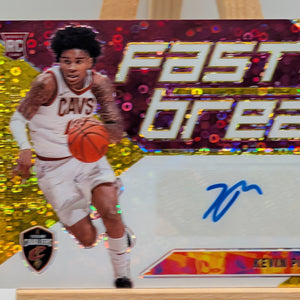 KEVIN PORTER JR 2019-20 Panini Mosaic Fast Break Rookie Auto Gold Disco #/10 RC FRENLY BRICKS - Open 7 Days