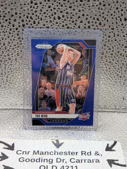 2024-25 Panini Prizm Basketball Yao Ming Legends Blue /199 #284 FRENLY BRICKS - Open 7 Days