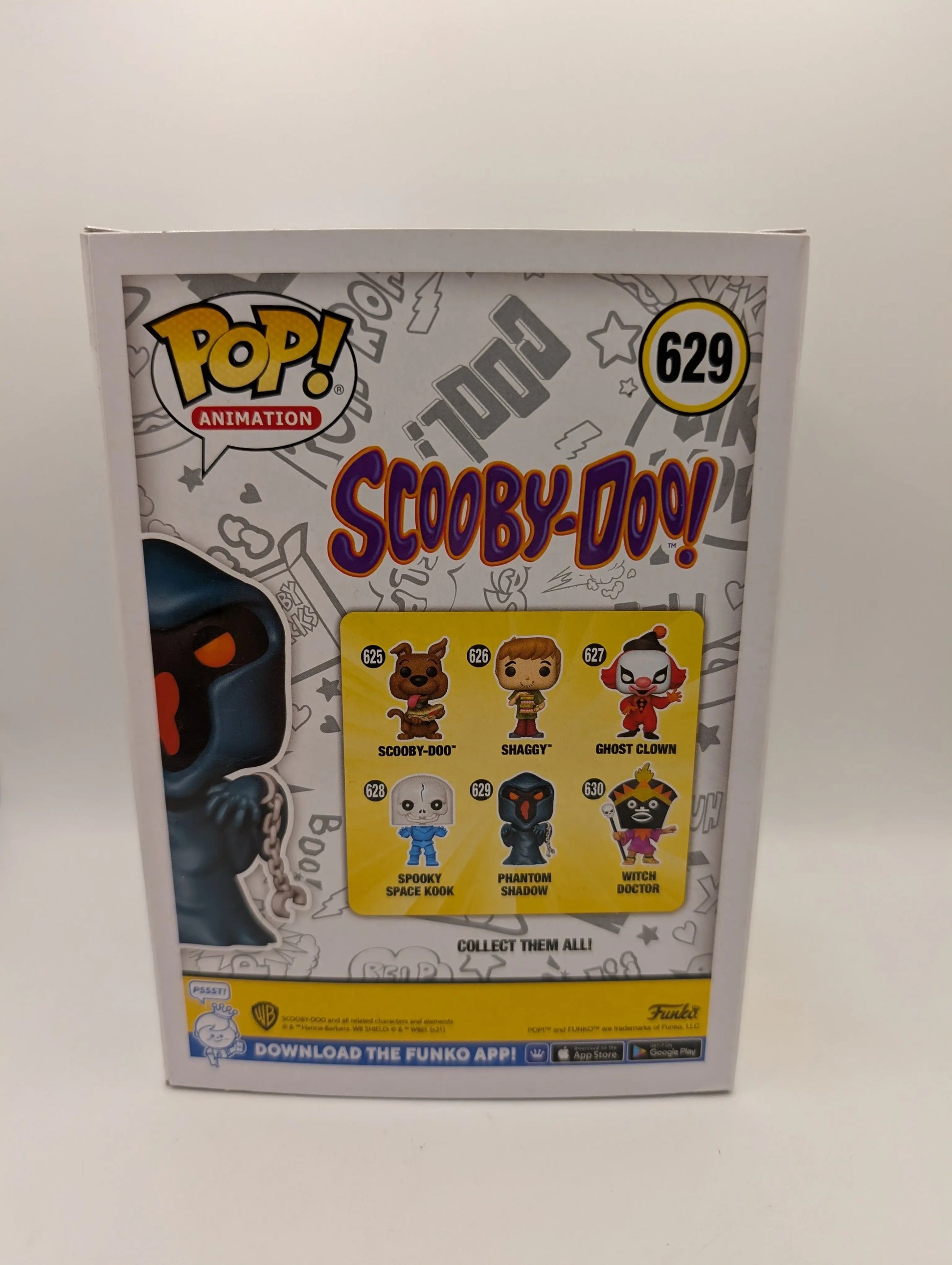 Scooby-Doo - Phantom Shadow Glow in the Dark Pop! Vinyl Figure #629 FRENLY BRICKS - Open 7 Days