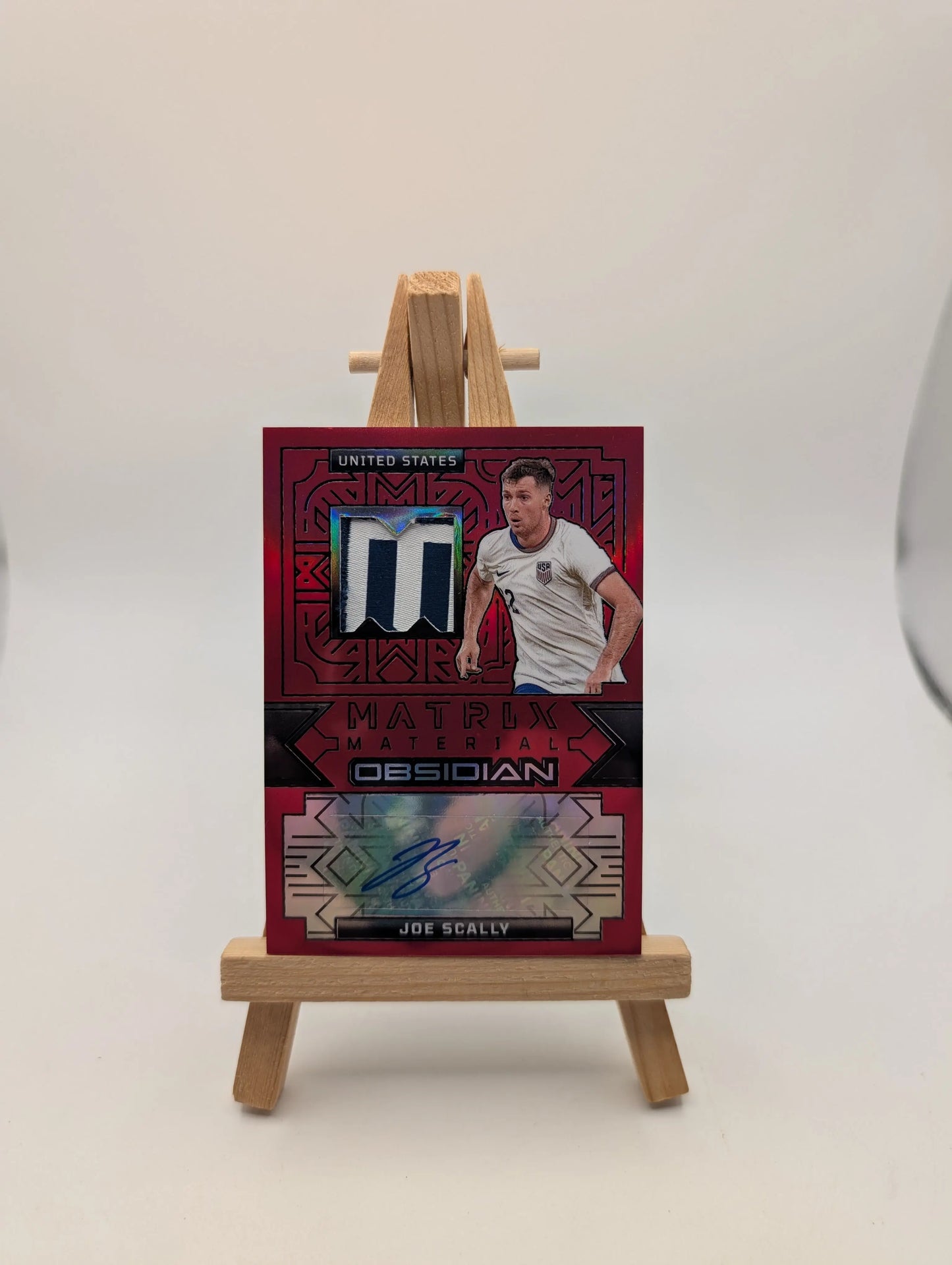 2024-25 Panini Obsidian Soccer JOE SCALLY 1/1 One of One Auto Patch USA US FRENLY BRICKS - Open 7 Days