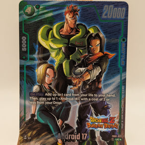 Dragon Ball Fusion World TCG Android 17 Dokkan Battle Alternate Art FB01-077 FRENLY BRICKS - Open 7 Days