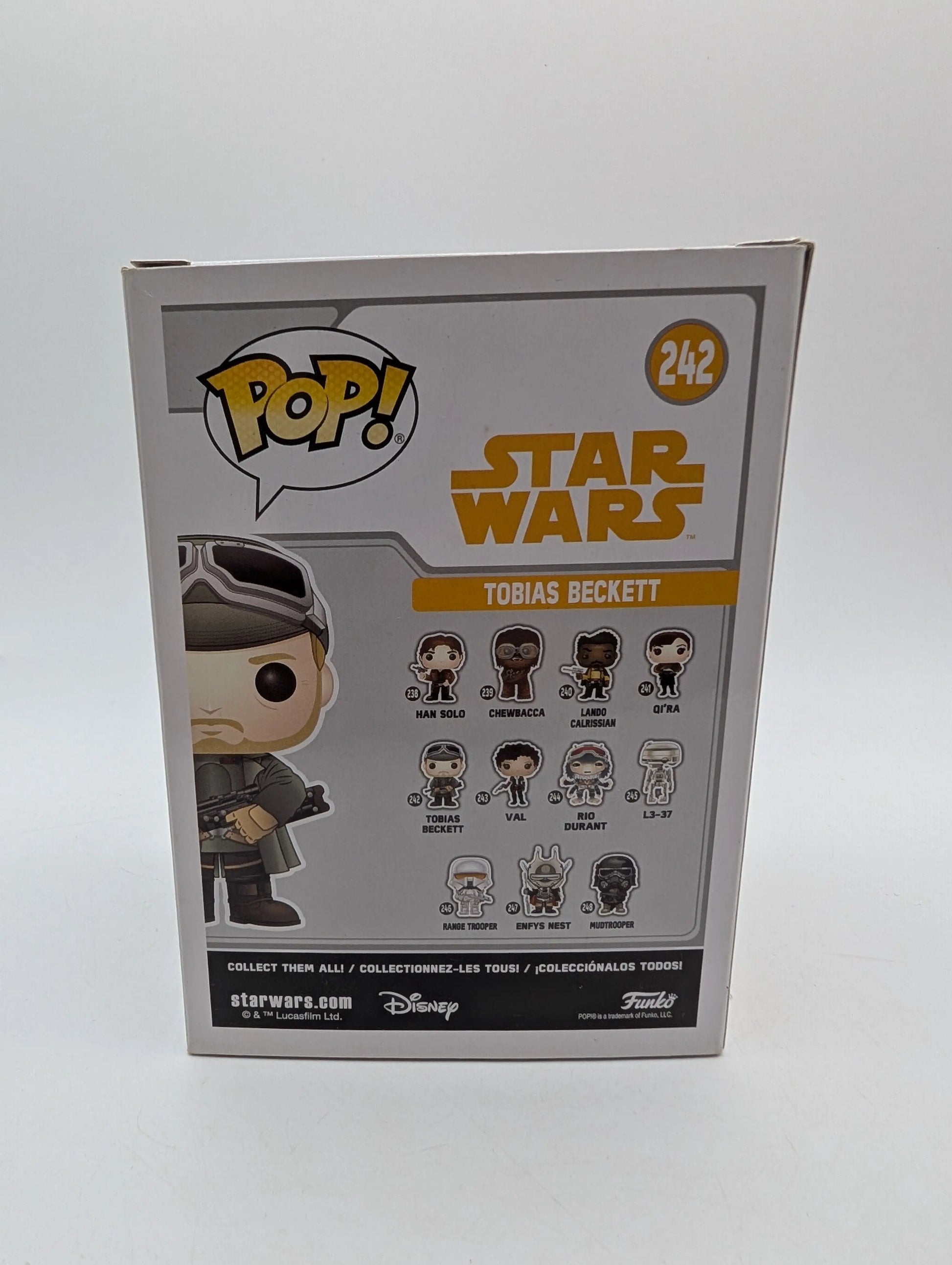 Star Wars Tobias Beckett #242 - Funko Pop Vinyl - Solo FRENLY BRICKS - Open 7 Days
