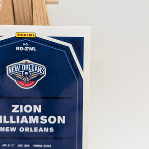 2019-20 Donruss Optic Rookie Auto Zion Williamson Dominators /49