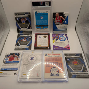 Philadelphia 76ers NBA Basketball Card Lot, Rookies, Patch, Auto, Graded FRENLY BRICKS - Open 7 Days