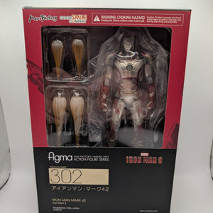 Figma 302 Iron Man Mark 42 Action Figure in box FRENLY BRICKS - Open 7 Days