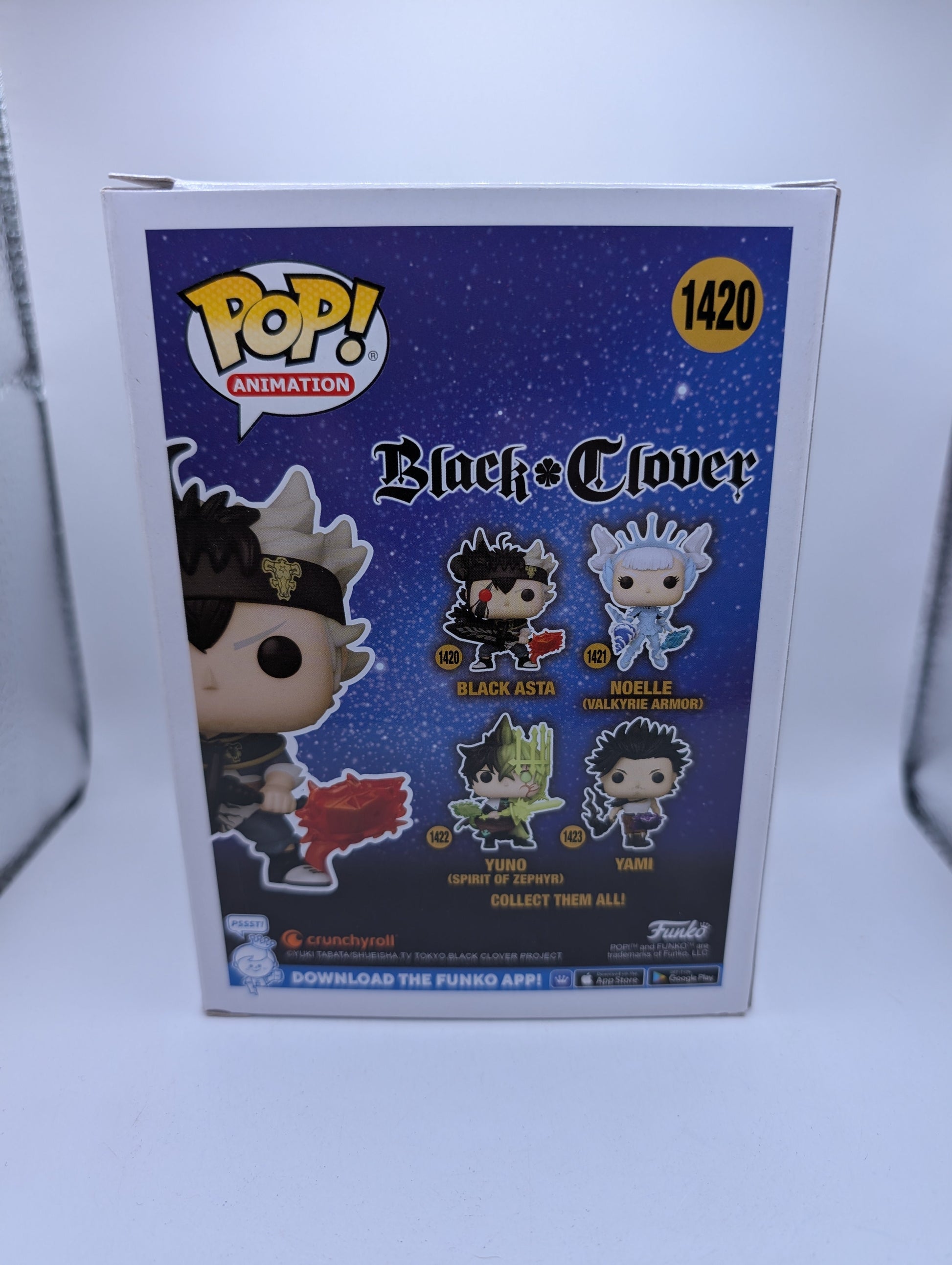 Animation Funko Pop - Black Asta - Black Clover - No. 1420 FRENLY BRICKS - Open 7 Days