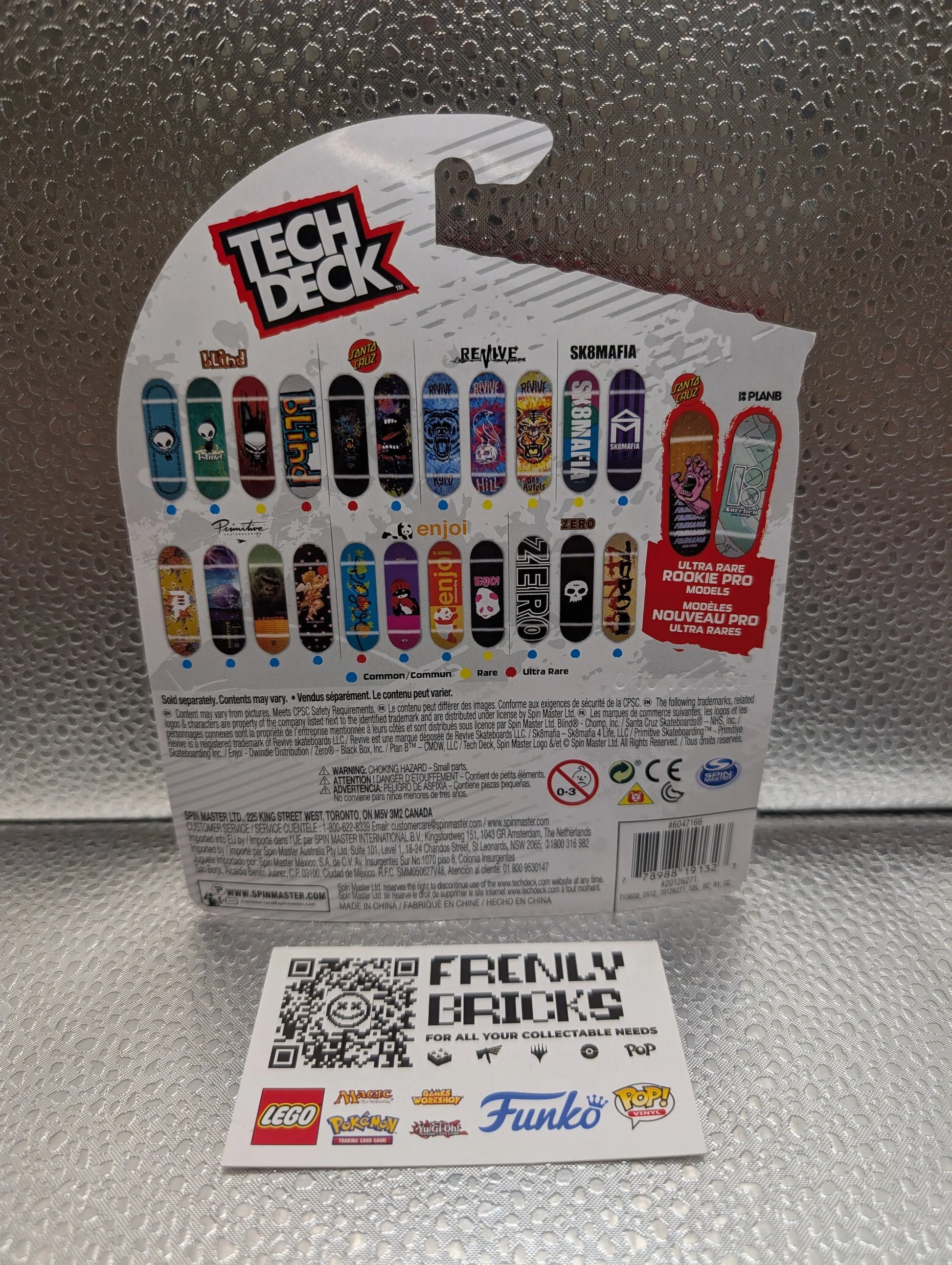 Tech Deck Santa Cruz Skateboards Asta Cosmic Eyes Fingerboard 2021 Ultra Rare FRENLY BRICKS - Open 7 Days