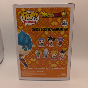 Pop Vinyl 563 - Dragon Ball Super - SSGSS Goku (Kamehameha) - Special Edition FRENLY BRICKS - Open 7 Days