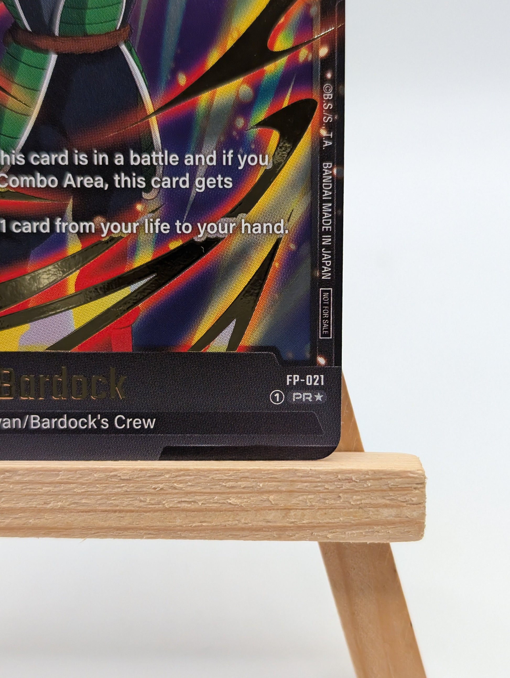 Bardock Gold Holo Rare Promo	FP-021 	Dragon Ball Super Fusion World FRENLY BRICKS - Open 7 Days