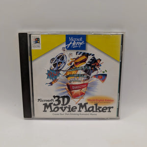 Microsoft 3D Movie Maker – PC – Windows 95 – World English Edition – Vintage FRENLY BRICKS - Open 7 Days