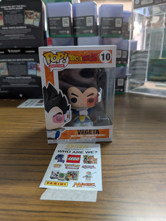 FUNKO Pop Vinyl Vegeta #10 FRENLY BRICKS - Open 7 Days