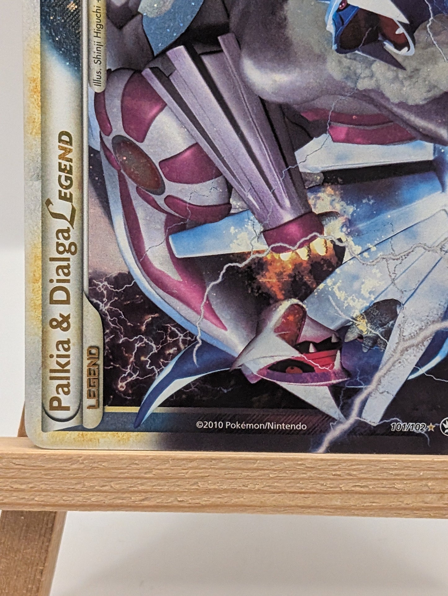 2010 Pokemon HeartGoldSoulSilver Triumphant Palkia Dialga LEGEND top #101/102 FRENLY BRICKS - Open 7 Days