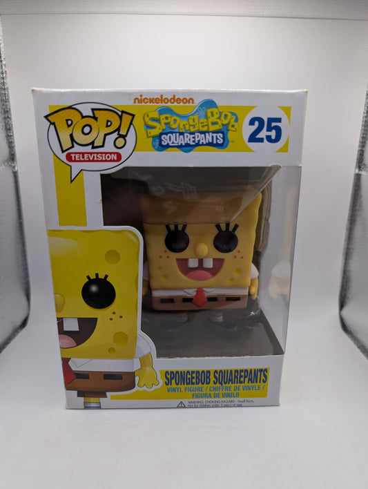 Funko POP! - Nickelodeon - Spongebob Squarepants #25 - Vaulted 2014 FRENLY BRICKS - Open 7 Days