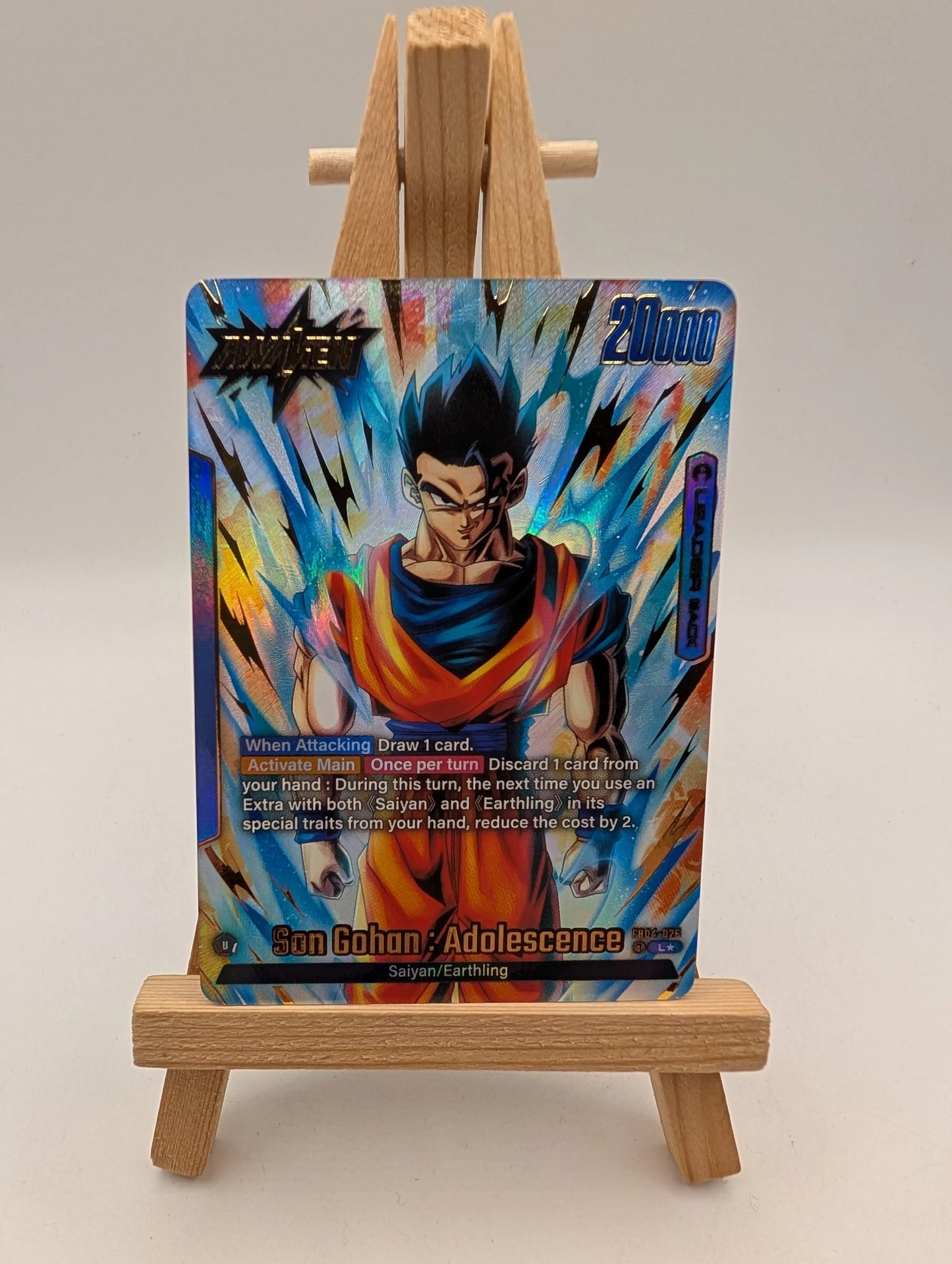 Son Gohan : Adolescence FB04-026 Alternate Art Leader 	Dragon Ball Super Fusion FRENLY BRICKS - Open 7 Days
