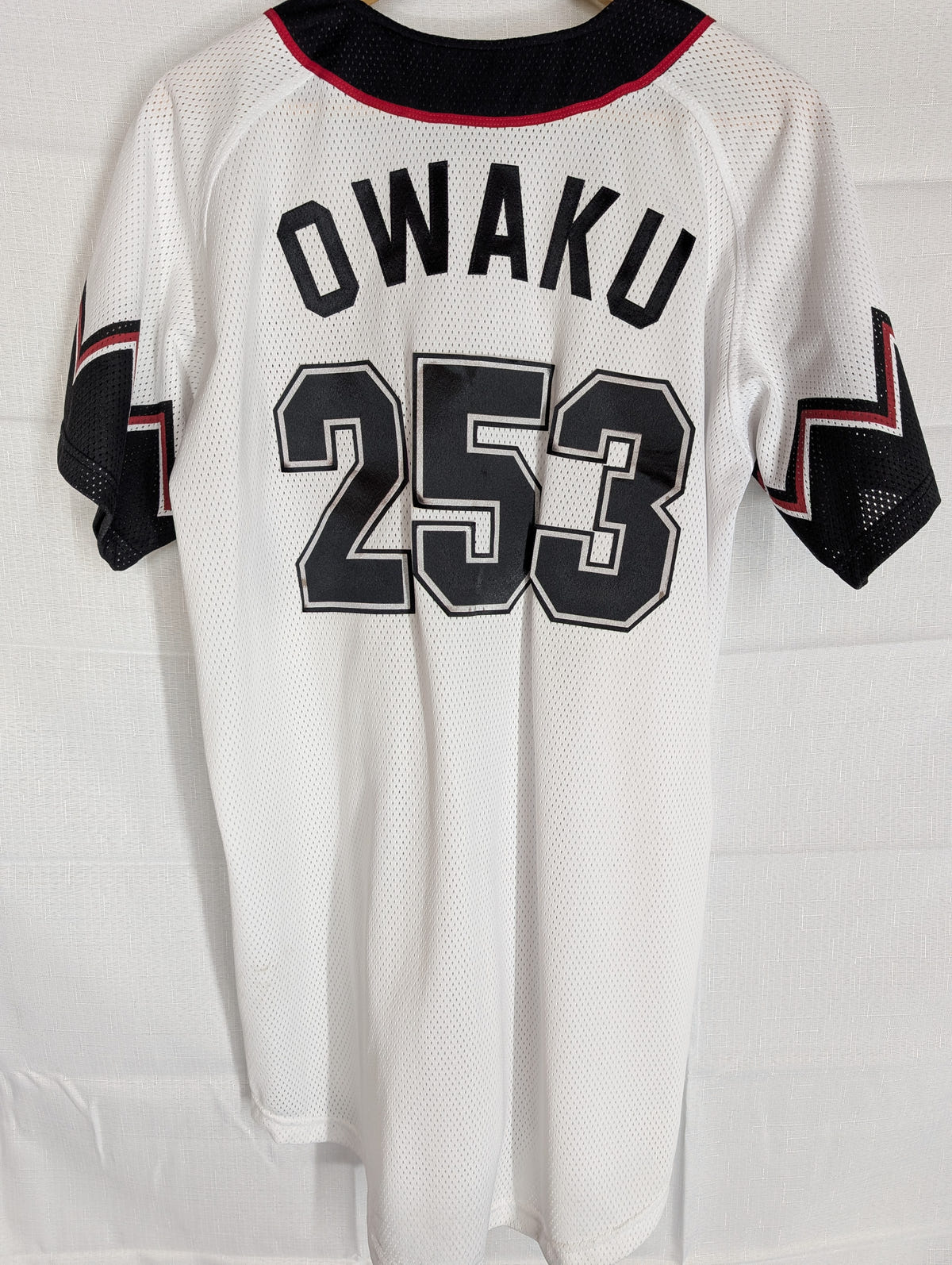 Nippon Baseball Chiba Lottes Marines "Owaku #253 Alternate White/Red Large Jersey, photo 20 image 20