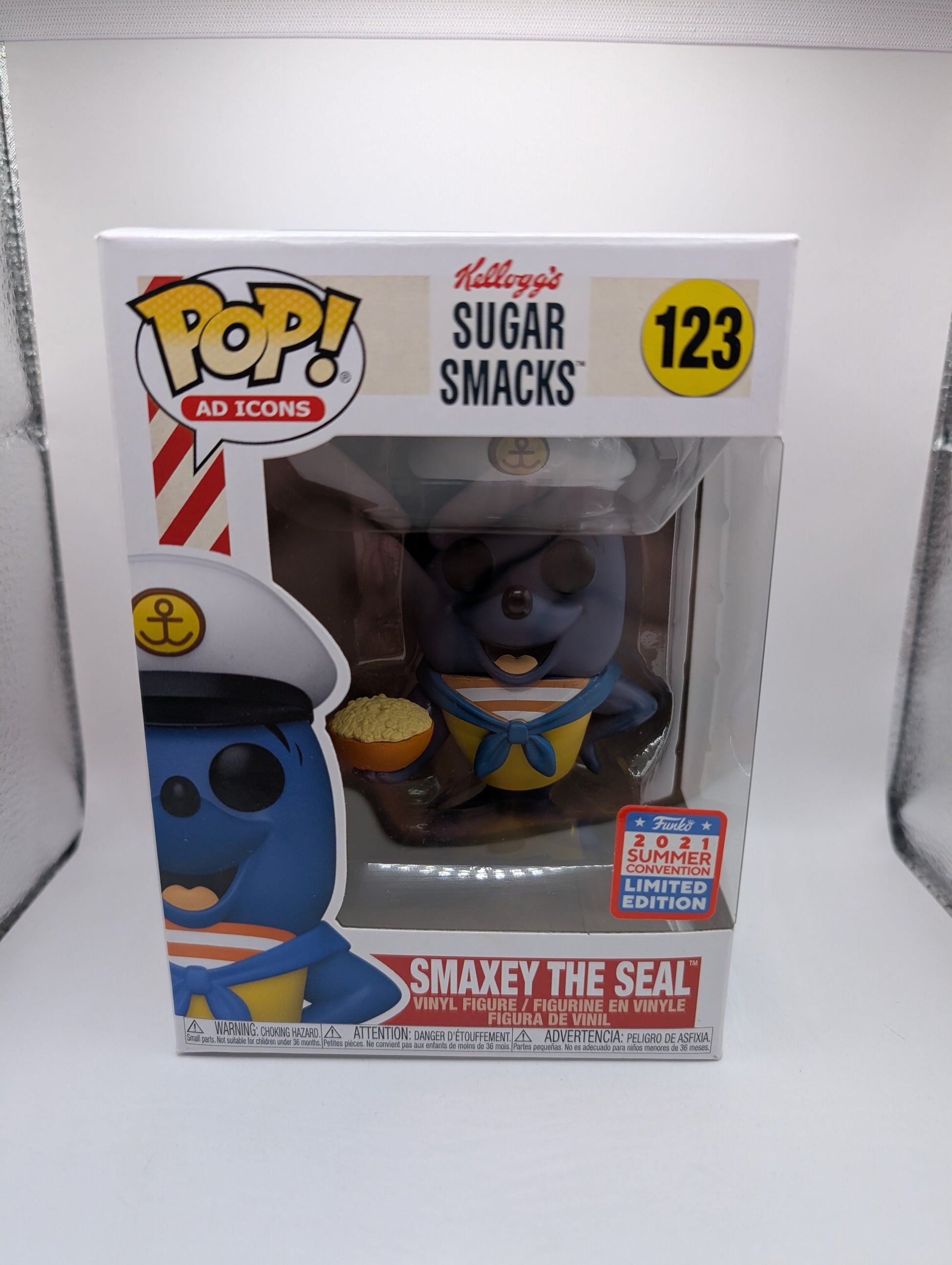 Smaxey the Seal SDCC 123 KELLOGGS Funko Pop Vinyl FRENLY BRICKS - Open 7 Days