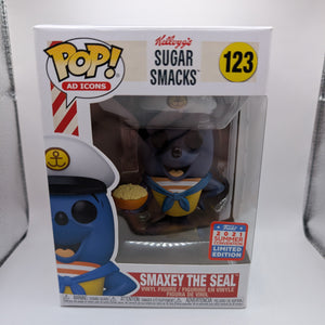 Smaxey the Seal SDCC 123 KELLOGGS Funko Pop Vinyl FRENLY BRICKS - Open 7 Days