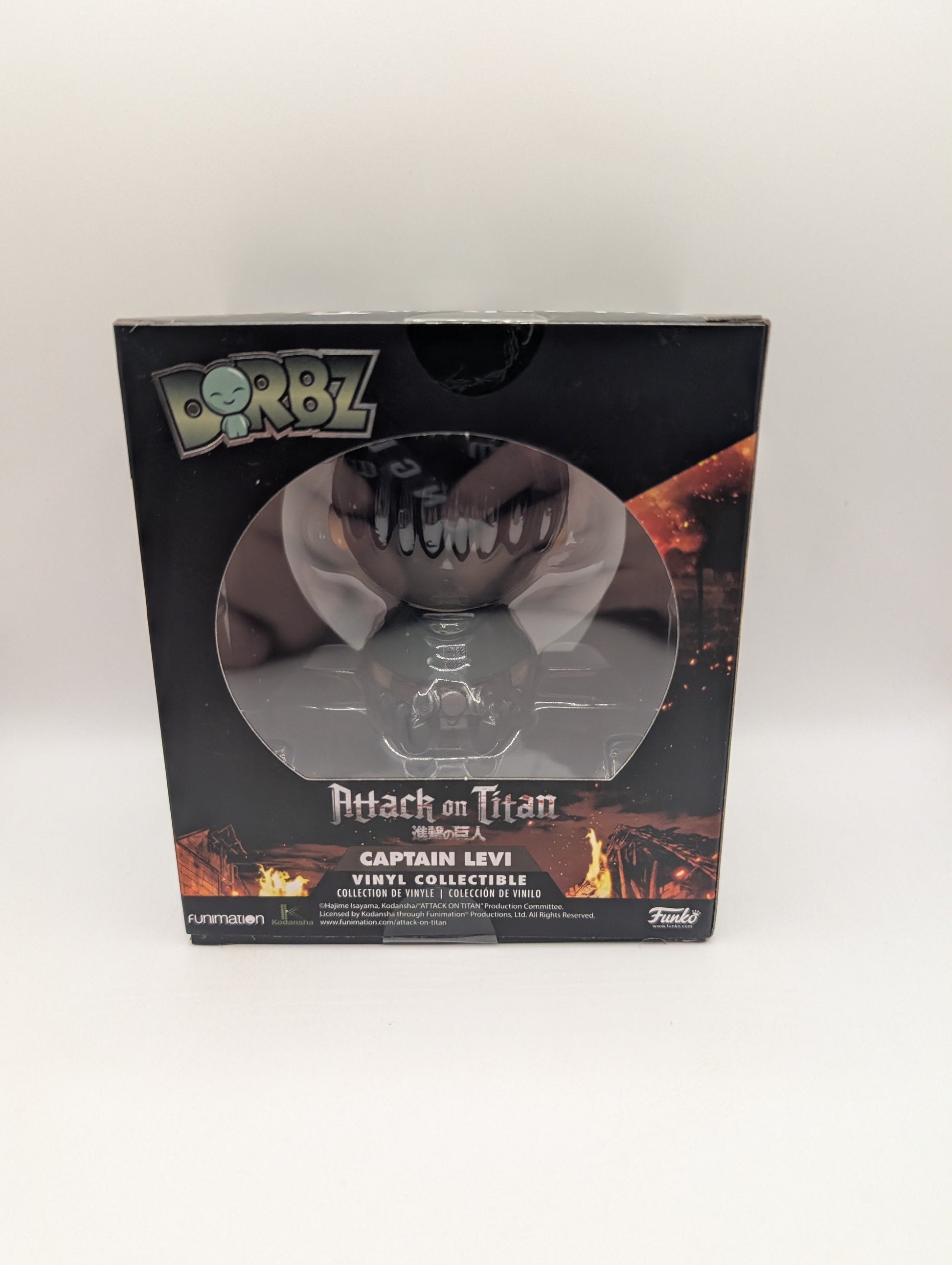 Funko Dorbz: Attack on Titan - Captain Levi #385 LE 5000 Pcs Vinyl Figure 2018 FRENLY BRICKS - Open 7 Days