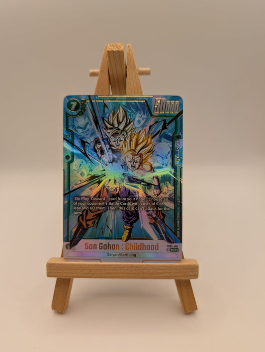 Son Gohan : Childhood FB01-140 SCR Alt Art DBS Fusion World Awakened Pulse FRENLY BRICKS - Open 7 Days