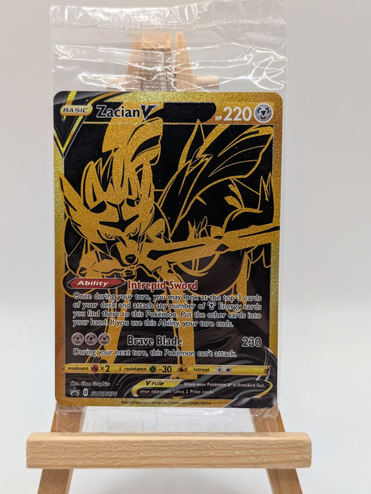Sealed Pokémon TCG Zacian V Swsh Promo Swsh076 Holo Promo FRENLY BRICKS - Open 7 Days