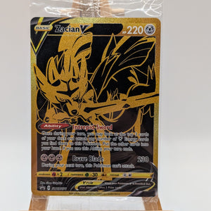 Sealed Pokémon TCG Zacian V Swsh Promo Swsh076 Holo Promo FRENLY BRICKS - Open 7 Days