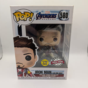 Iron Man I Am Iron Man Glow 580 Avengers Endgame Marvel Funko Pop Vinyl FRENLY BRICKS - Open 7 Days