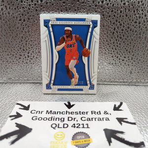 2022-23 Panini NATIONAL TREASURES - Shai Gilgeous-Alexander /99 FRENLY BRICKS - Open 7 Days