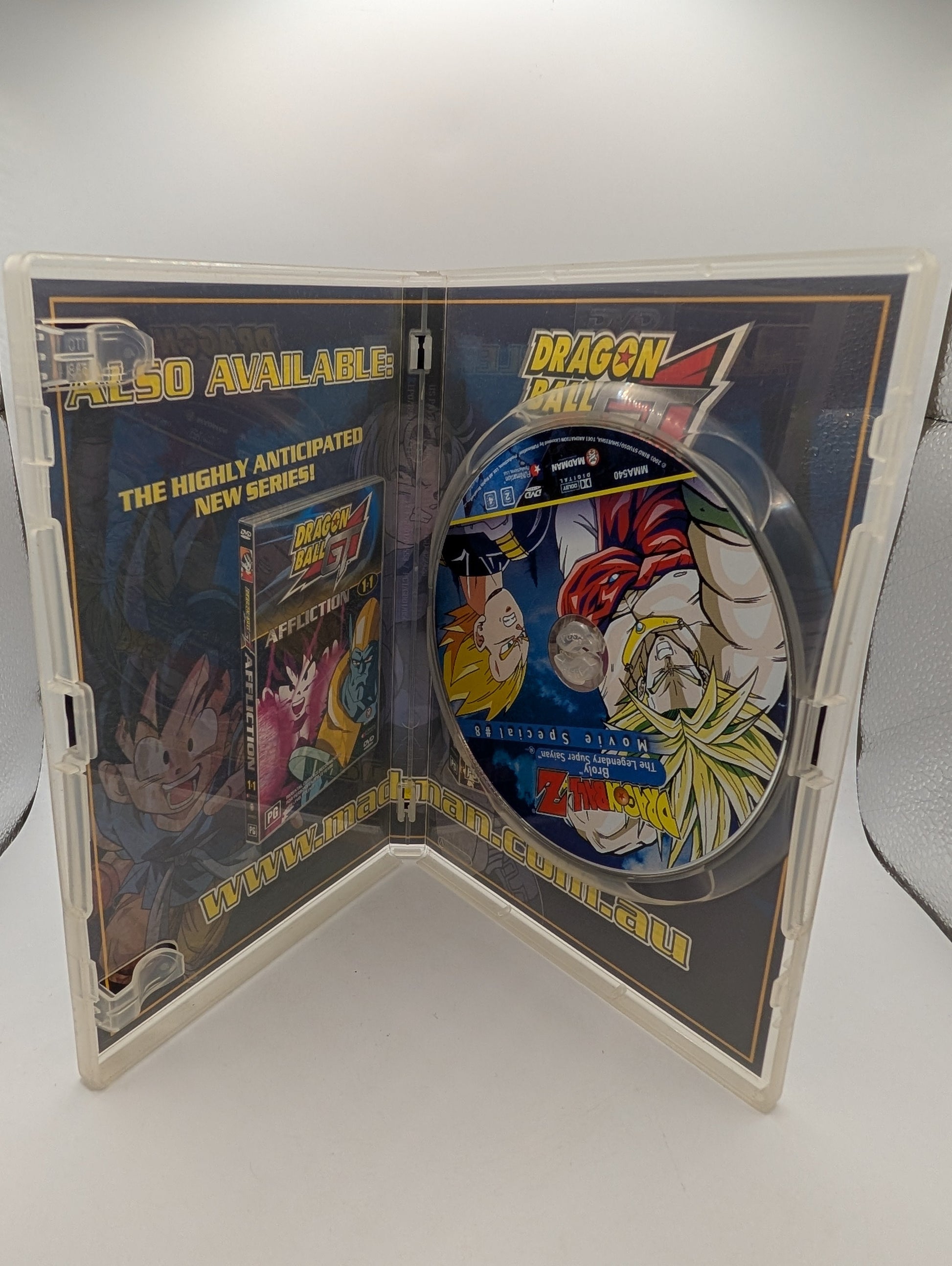 Dragon Ball Z-Broly-The Legendary Super Saiyan : Movie 8 (DVD, 2002) FRENLY BRICKS - Open 7 Days