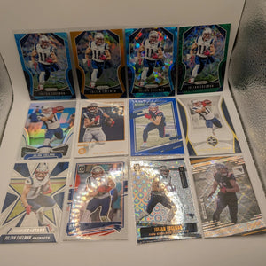 NFL Patriots Lot Bundle, Numbered, 12 Card Lot Gridiron FRENLY BRICKS - Open 7 Days