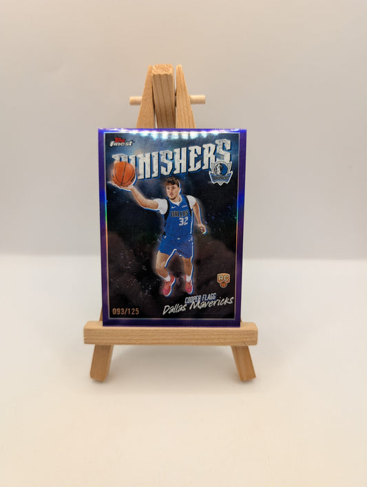 2025-26 Topps Finest - Finishers Cooper Flagg #FI-8 Purple Refractor/125 (RC) FRENLY BRICKS - Open 7 Days