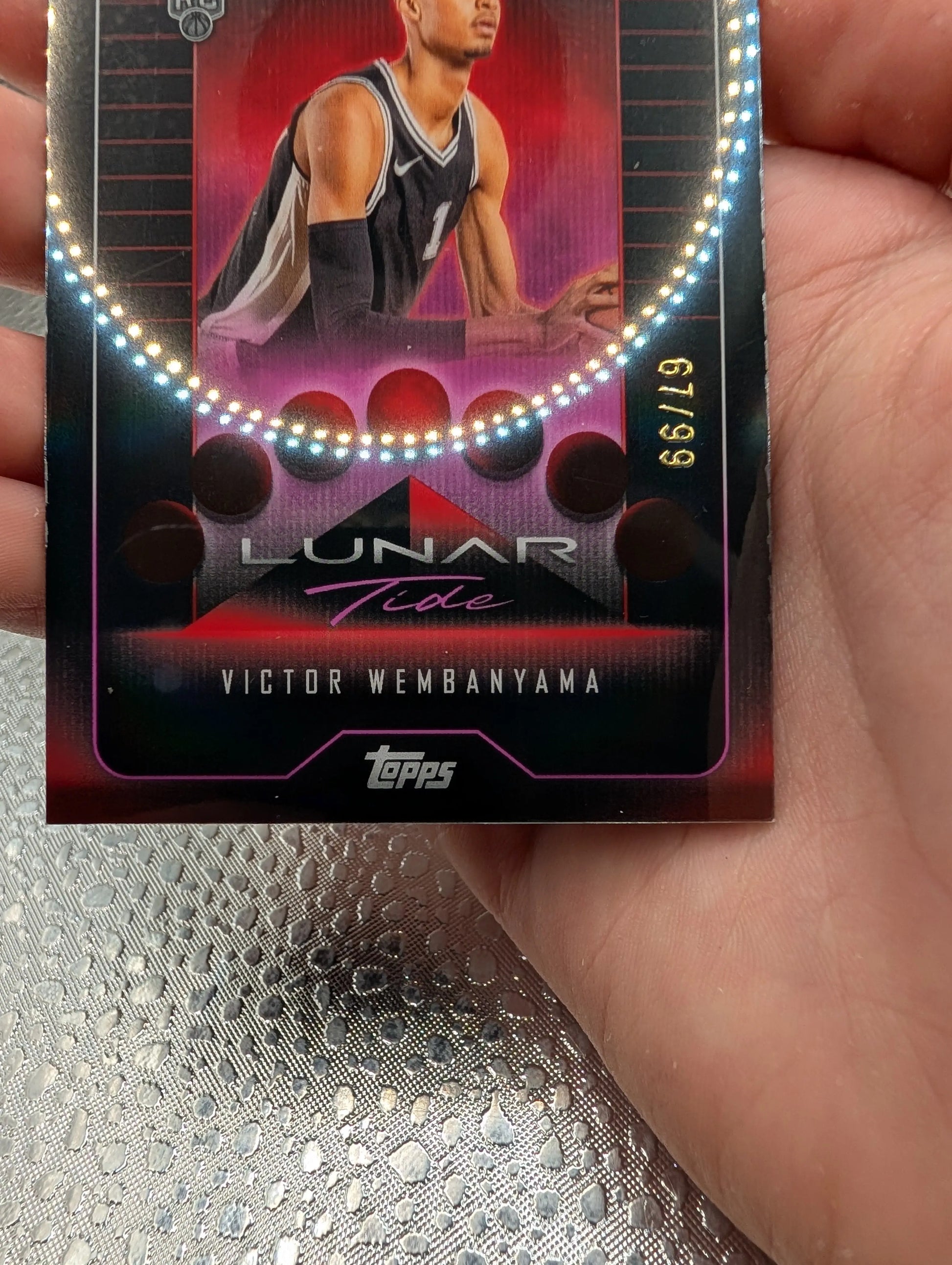 Victor Wembanyama Midnight Lunar Tide RC 67/99 Topps FRENLY BRICKS - Open 7 Days